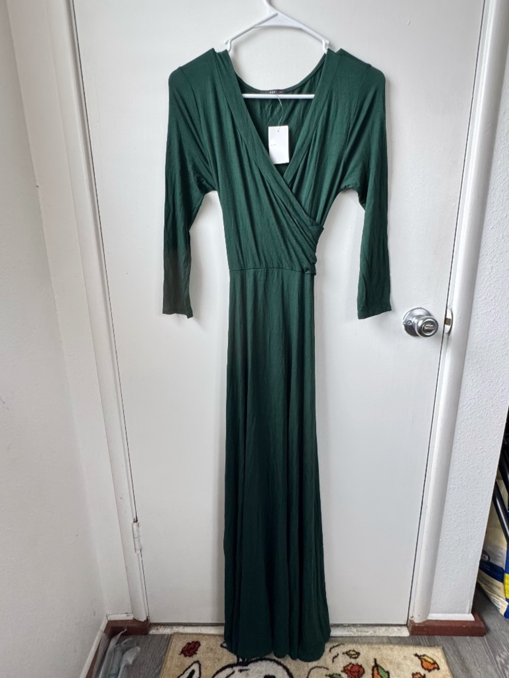 Green formal/semi-formal maxi dress never worn, Nordstrom